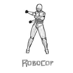 Página para colorir: Robocop (Super heroi) #71367 - Páginas para Colorir Imprimíveis Gratuitamente