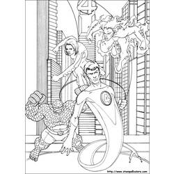 Página para colorir: Sr. Fantástico (Super heroi) #84794 - Páginas para Colorir Imprimíveis Gratuitamente