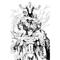 Página para colorir: Super-heróis da DC Comics (Super heroi) #80173 - Páginas para Colorir Imprimíveis Gratuitamente