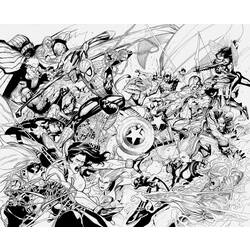 Página para colorir: Super-heróis da DC Comics (Super heroi) #80455 - Páginas para Colorir Imprimíveis Gratuitamente