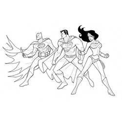 Página para colorir: Super-heróis da DC Comics (Super heroi) #80487 - Páginas para Colorir Imprimíveis Gratuitamente