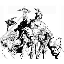 Página para colorir: super-heróis da marvel (Super heroi) #79622 - Páginas para Colorir Imprimíveis Gratuitamente