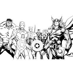 Página para colorir: super-heróis da marvel (Super heroi) #79857 - Páginas para Colorir Imprimíveis Gratuitamente