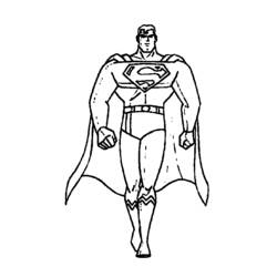 Página para colorir: Super homen (Super heroi) #83619 - Páginas para Colorir Imprimíveis Gratuitamente