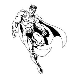 Página para colorir: Super homen (Super heroi) #83620 - Páginas para Colorir Imprimíveis Gratuitamente