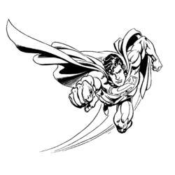 Página para colorir: Super homen (Super heroi) #83626 - Páginas para Colorir Imprimíveis Gratuitamente