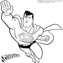 Página para colorir: Super homen (Super heroi) #83635 - Páginas para Colorir Imprimíveis Gratuitamente