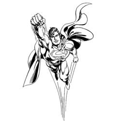 Página para colorir: Super homen (Super heroi) #83653 - Páginas para Colorir Imprimíveis Gratuitamente