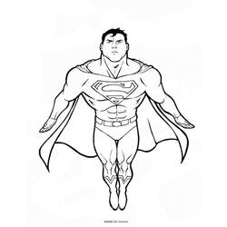 Página para colorir: Super homen (Super heroi) #83655 - Páginas para Colorir Imprimíveis Gratuitamente