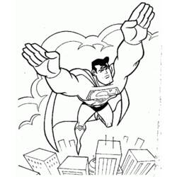 Página para colorir: Super homen (Super heroi) #83664 - Páginas para Colorir Imprimíveis Gratuitamente