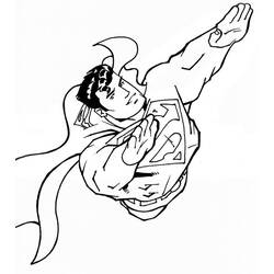 Página para colorir: Super homen (Super heroi) #83717 - Páginas para Colorir Imprimíveis Gratuitamente