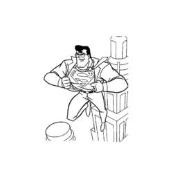Página para colorir: Super homen (Super heroi) #83721 - Páginas para Colorir Imprimíveis Gratuitamente