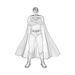 Página para colorir: Super homen (Super heroi) #83730 - Páginas para Colorir Imprimíveis Gratuitamente