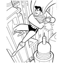 Página para colorir: Super homen (Super heroi) #83758 - Páginas para Colorir Imprimíveis Gratuitamente