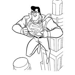 Página para colorir: Super homen (Super heroi) #83764 - Páginas para Colorir Imprimíveis Gratuitamente