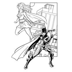 Página para colorir: Supergirl (Super heroi) #83939 - Páginas para Colorir Imprimíveis Gratuitamente