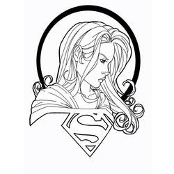 Página para colorir: Supergirl (Super heroi) #83956 - Páginas para Colorir Imprimíveis Gratuitamente