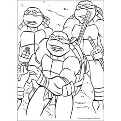 Página para colorir: Tartarugas ninjas (Super heroi) #75360 - Páginas para Colorir Imprimíveis Gratuitamente