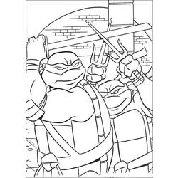Página para colorir: Tartarugas ninjas (Super heroi) #75381 - Páginas para Colorir Imprimíveis Gratuitamente