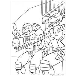 Página para colorir: Tartarugas ninjas (Super heroi) #75390 - Páginas para Colorir Imprimíveis Gratuitamente