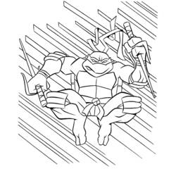 Página para colorir: Tartarugas ninjas (Super heroi) #75427 - Páginas para Colorir Imprimíveis Gratuitamente