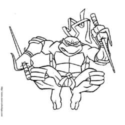 Página para colorir: Tartarugas ninjas (Super heroi) #75498 - Páginas para Colorir Imprimíveis Gratuitamente