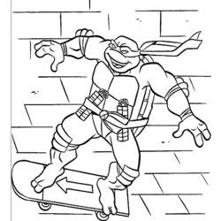 Página para colorir: Tartarugas ninjas (Super heroi) #75529 - Páginas para Colorir Imprimíveis Gratuitamente