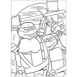 Página para colorir: Tartarugas ninjas (Super heroi) #75567 - Páginas para Colorir Imprimíveis Gratuitamente
