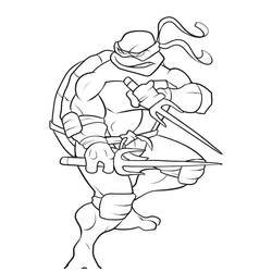 Página para colorir: Tartarugas ninjas (Super heroi) #75603 - Páginas para Colorir Imprimíveis Gratuitamente