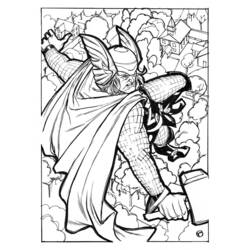Página para colorir: Thor (Super heroi) #75788 - Páginas para Colorir Imprimíveis Gratuitamente