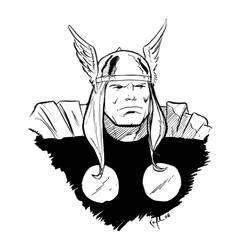 Página para colorir: Thor (Super heroi) #75792 - Páginas para Colorir Imprimíveis Gratuitamente