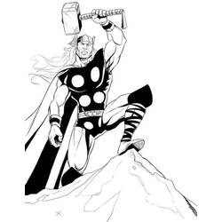 Página para colorir: Thor (Super heroi) #75916 - Páginas para Colorir Imprimíveis Gratuitamente