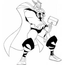 Página para colorir: Thor (Super heroi) #75930 - Páginas para Colorir Imprimíveis Gratuitamente