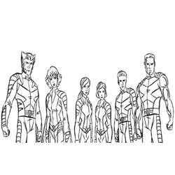Página para colorir: X-Men (Super heroi) #74358 - Páginas para Colorir Imprimíveis Gratuitamente