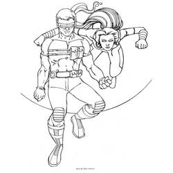 Página para colorir: X-Men (Super heroi) #74458 - Páginas para Colorir Imprimíveis Gratuitamente