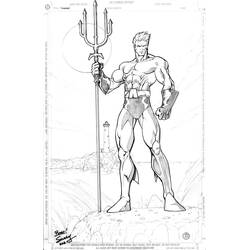 Desenhos para colorir: Aquaman - Páginas para Colorir Imprimíveis Gratuitamente