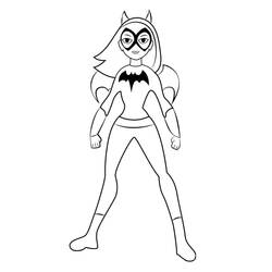Desenho Batgirl (Super-heróis e Supervilões) #205820 para imprimir e colorir