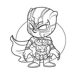 Desenhos para colorir: Black Panther - Páginas para Colorir Imprimíveis Gratuitamente