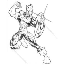 Página para colorir: Capitão América (Super-heróis e Supervilões) #76583 - Páginas para Colorir Imprimíveis Gratuitamente