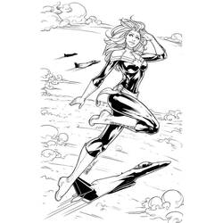 Desenhos para colorir: Captain Marvel - Páginas para Colorir Imprimíveis Gratuitamente