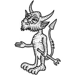 Desenhos para colorir: Diabo - Páginas para Colorir Imprimíveis Gratuitamente