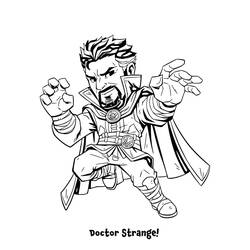 Desenhos para colorir: Doctor Strange - Páginas para Colorir Imprimíveis Gratuitamente