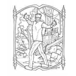 Desenhos para colorir: Frankenstein - Páginas para Colorir Imprimíveis Gratuitamente