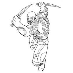 Página para colorir: Guardiões da Galáxia (Super-heróis e Supervilões) #211179 - Páginas para Colorir Imprimíveis Gratuitamente