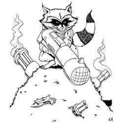 Página para colorir: Guardiões da Galáxia (Super-heróis e Supervilões) #211180 - Páginas para Colorir Imprimíveis Gratuitamente