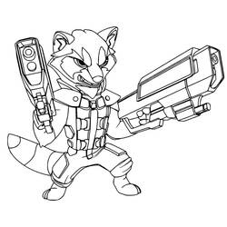 Página para colorir: Guardiões da Galáxia (Super-heróis e Supervilões) #211181 - Páginas para Colorir Imprimíveis Gratuitamente