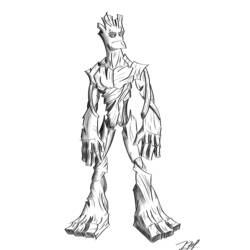 Desenhos para colorir: Guardiões da Galáxia - Páginas para Colorir Imprimíveis Gratuitamente