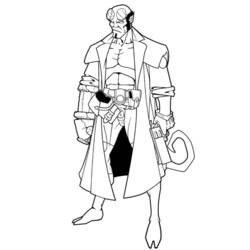 Desenhos para colorir: Hellboy - Páginas para Colorir Imprimíveis Gratuitamente