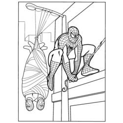 Página para colorir: Homem-Aranha (Super-heróis e Supervilões) #78654 - Páginas para Colorir Imprimíveis Gratuitamente