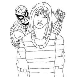 Página para colorir: Homem-Aranha (Super-heróis e Supervilões) #78674 - Páginas para Colorir Imprimíveis Gratuitamente